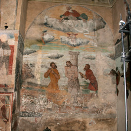 Restauro affresco Chiesa Santa Maria della Rosa